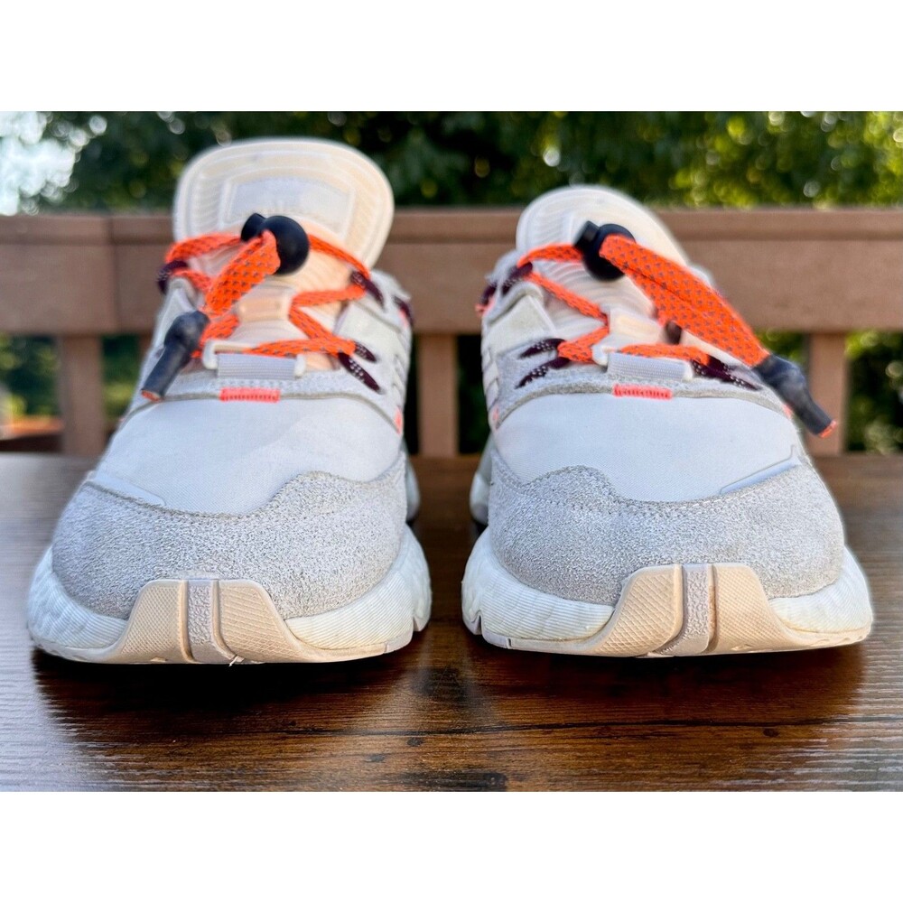 Ivy Park X Adidas Nite Jogger Boost FX3239 Beige Orange Trail Sneakers Mens 7.5 - Picture 5 of 16